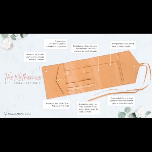 NIB Glass Ladder & Co Organizer - Picture 5 of 6